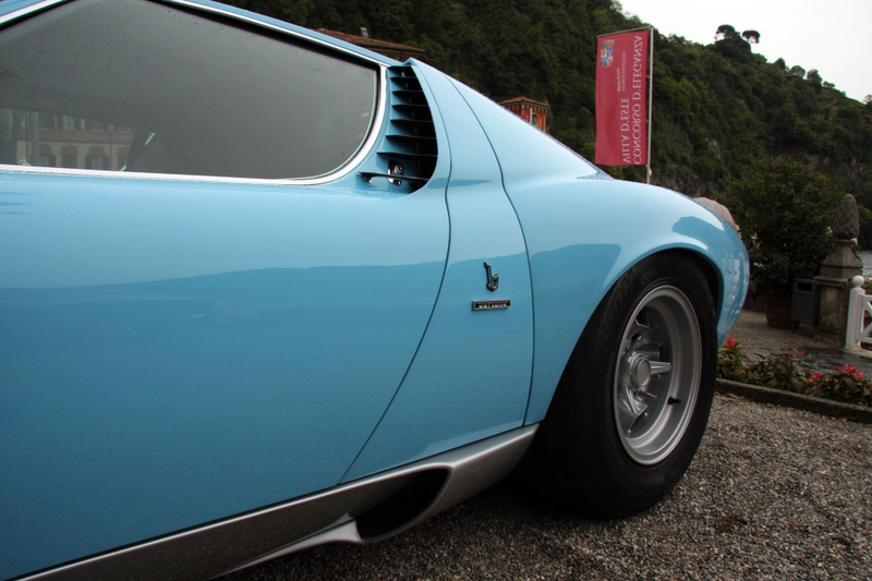 Illustration for article titled Even The Lamborghini Miura's Tires Scream Speed